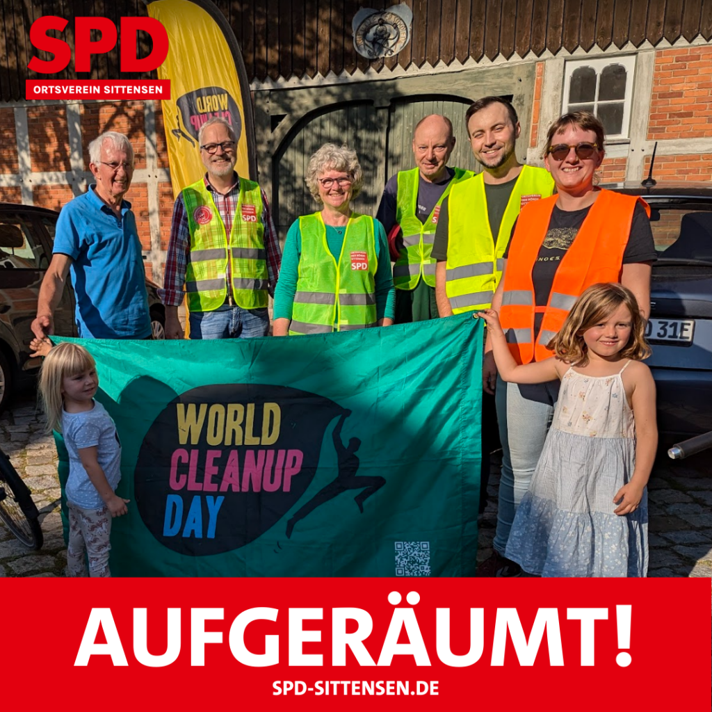 World Cleanup Day 2024. - Aufgeräumt