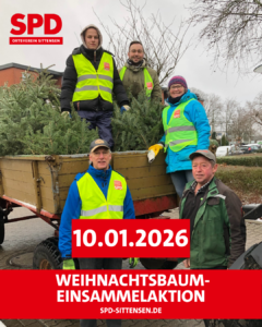 Weihnachtsbaumeinsammelaktion 10.01.2026